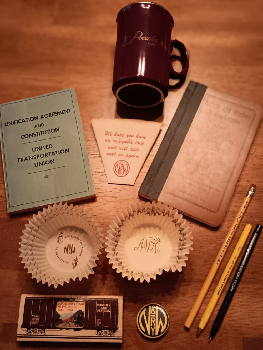 N&W Railway Memorabilia Lot